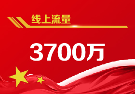 线上流量3700万